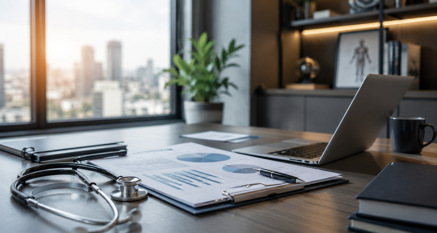 Professional healthcare financial advisory consultation