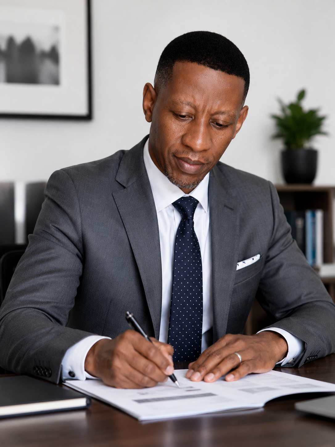 Medical consultation and financial documentation