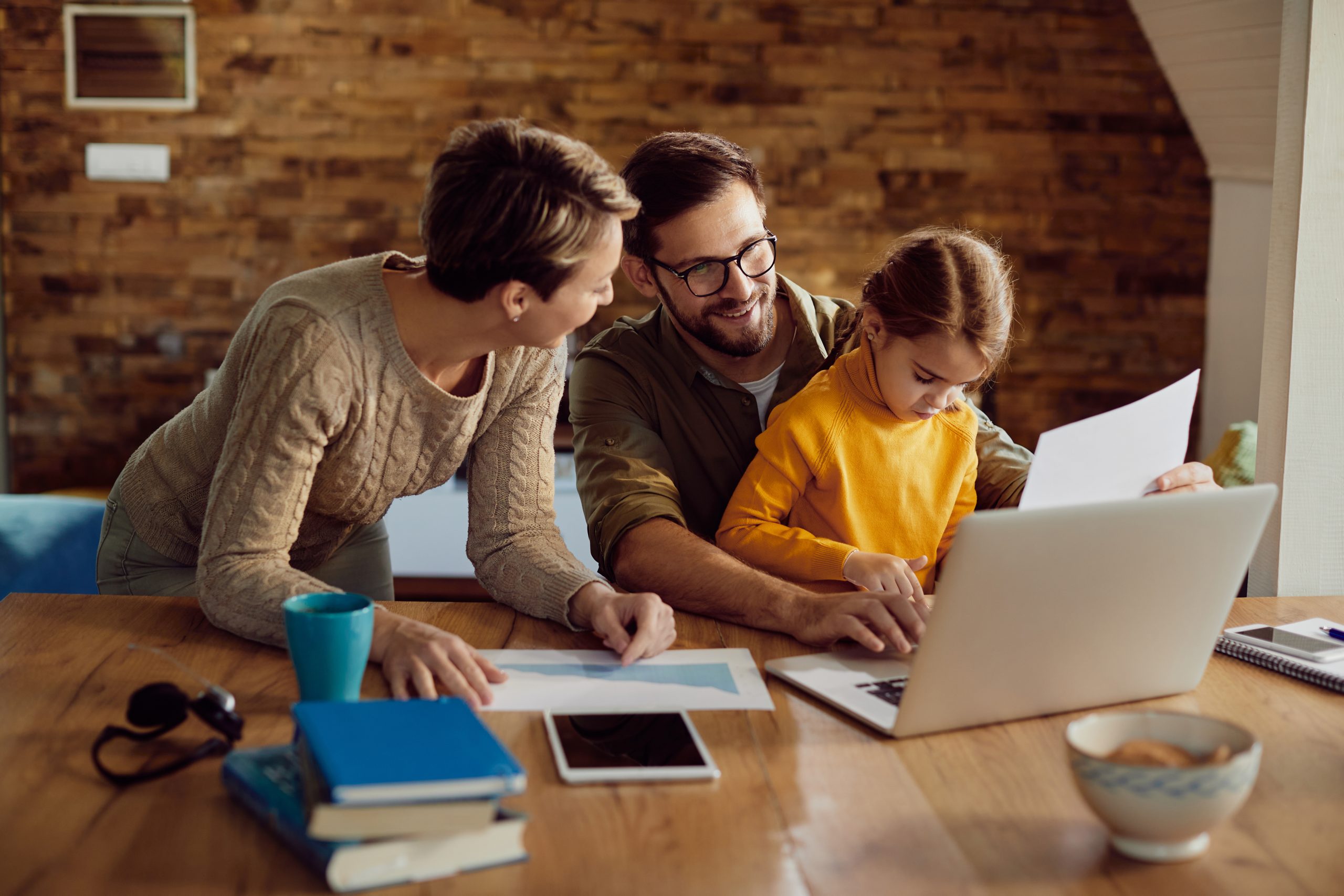 Doctor or professional balancing work and family life